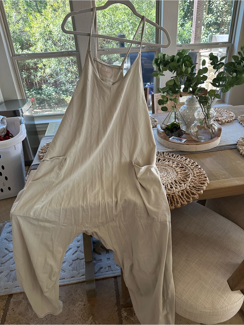 FP Movement Hot shot onesie Light Cream Casual Jumpsuit with Pockets